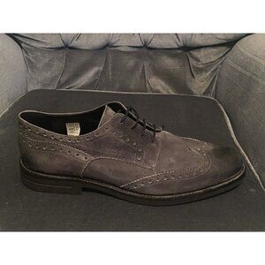 Gaen Men's Italian Dress Shoes  Lace Gray Black Grey 45Euro US 12